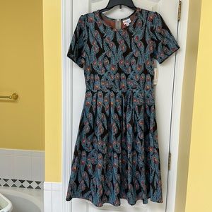 NWT LuLaRoe peacock skater dress